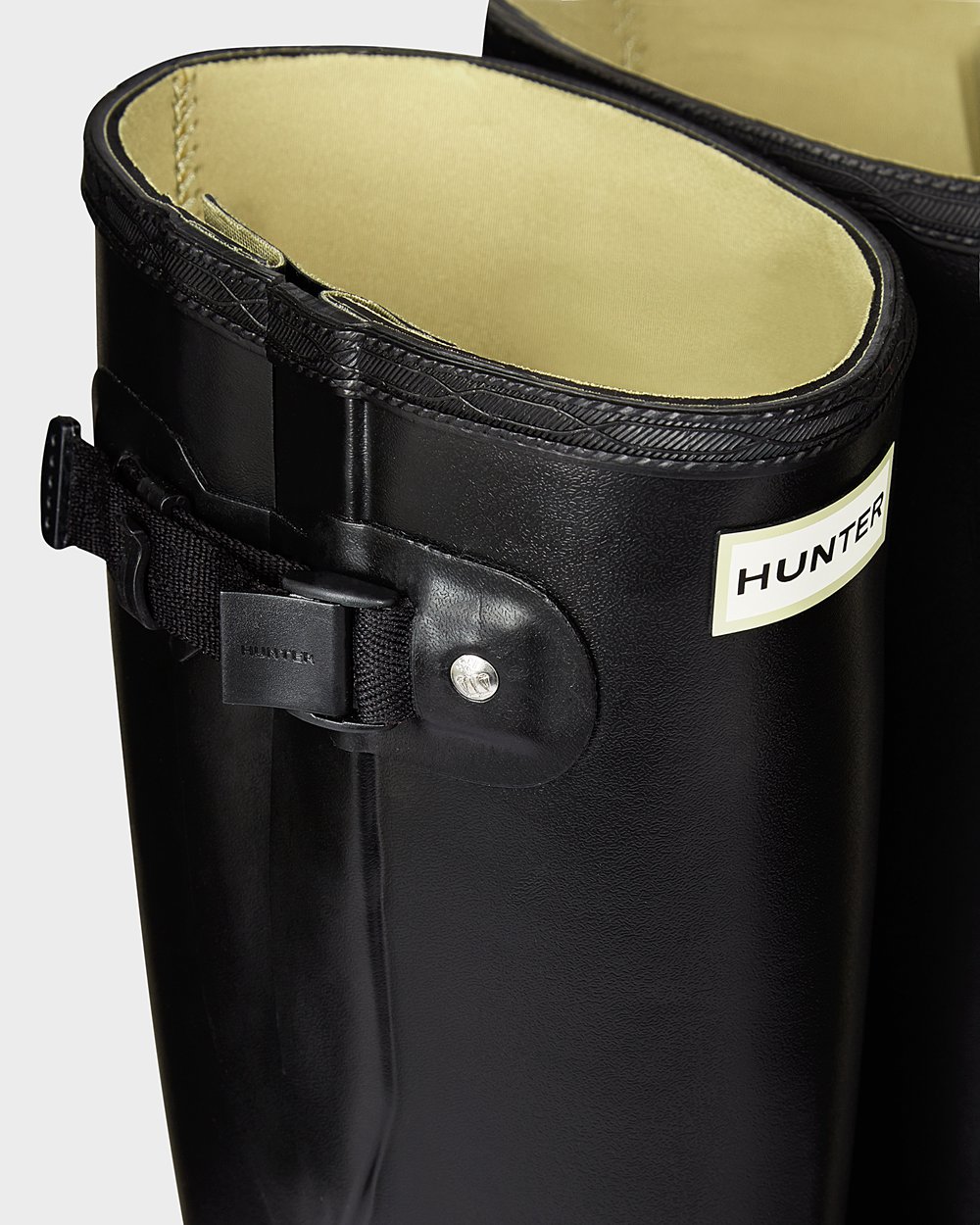 Galochas Altas Hunter Homem Pretas - Norris Field Side Adjustable Neoprene Lined - 17IPLHFVN